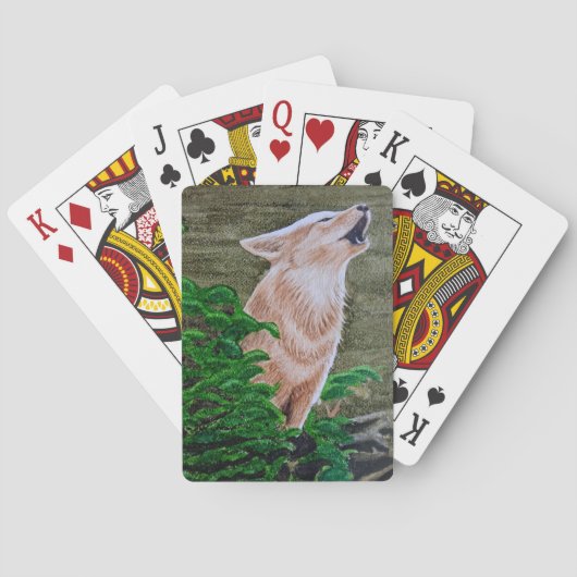 Heulender Koyote   Spielkarten (Rückseite)