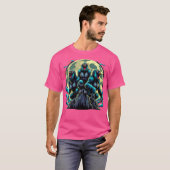 Heulender Mond Gorilla T-Shirt (Vorne ganz)