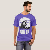 Heulender Wolf 2 T-Shirt (Vorne ganz)