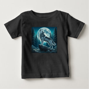 Heulender Wolf Baby T-shirt