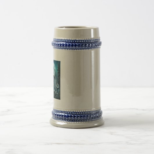 Heulender Wolf Bierglas (Mittel)
