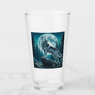 Heulender Wolf Glas