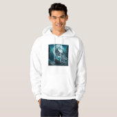 Heulender Wolf Hoodie (Vorne ganz)