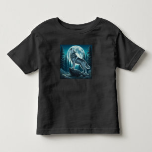 Heulender Wolf Kleinkind T-shirt