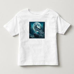 Heulender Wolf Kleinkind T-shirt