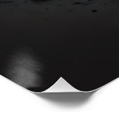 Heulender Wolf Mond Wandkunst Poster (Ecke)