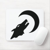 Heulender Wolf Mousepad (Mit Mouse)