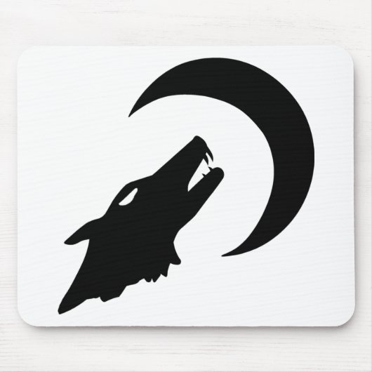 Heulender Wolf Mousepad (Vorne)