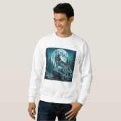 Heulender Wolf Sweatshirt (Vorne ganz)
