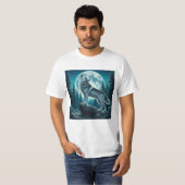 Heulender Wolf T-Shirt (Vorne ganz)