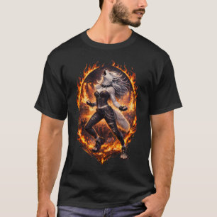 Heulender Wolf T-Shirt