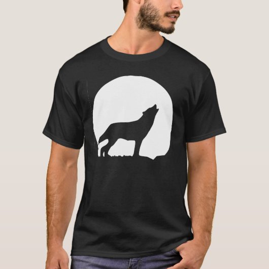 heulender Wolf T-Shirt (Vorderseite)