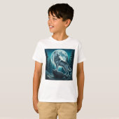 Heulender Wolf T-Shirt (Vorne ganz)