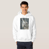 Heulender Wolfmänner oder DamenunisexSweatshirt Hoodie (Vorne ganz)