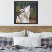 Heulendes Profil Canvas Leinwanddruck (Insitu (Schlafzimmer))