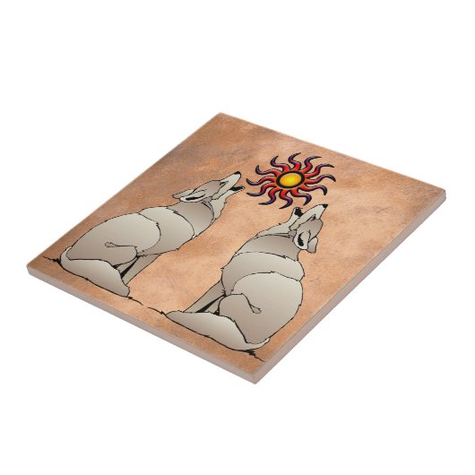 HEULENkojote Fliese (Seite)