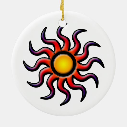 HEULENkojote Keramikornament (Hinten)