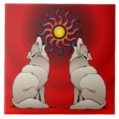 HEULENkojoten Fliese (Vorderseite)