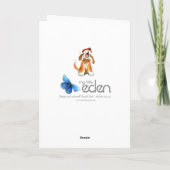 Heulenlied-Gesanghundekunst Weihnachtskarte Feiertagskarte (Rückseite)