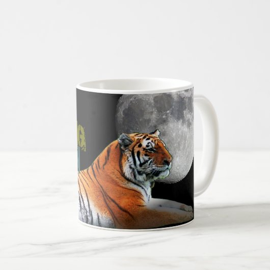 Heulentiger-Mond-Tasse Tasse (VorderseiteRechts)