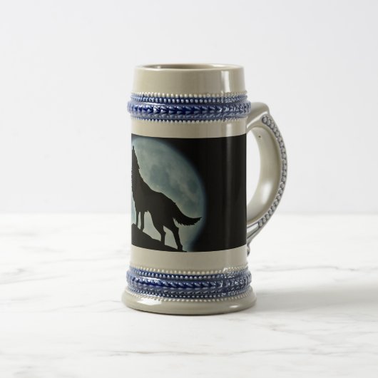 Heulenwolf Bierglas (VorderseiteRechts)