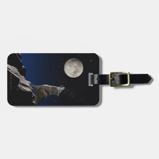 Heulenwolf Gepäckanhänger (Vorderseite horizontal)