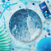 Heulenwolf-Papier-Teller Pappteller (Party)