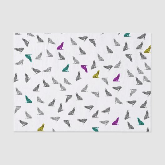 Heulenwolf-Seidenpapier Seidenpapier (Vorderseite)