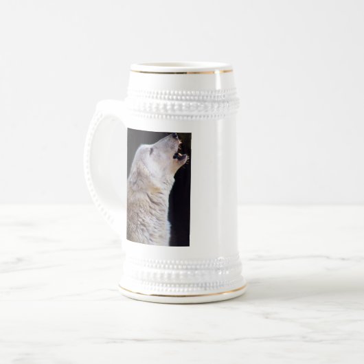 HEULENwolf STEIN Bierglas (Vorderseite Links)