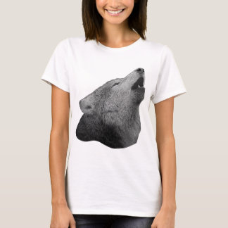 Heulenwolf - stilisiertes Bild T-Shirt