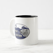 Heulenwolf-Tasse Zweifarbige Tasse (Vorderseite Links)