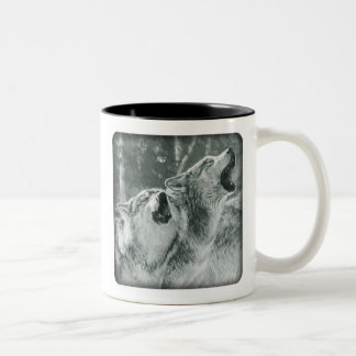 Heulenwolf-Tasse Zweifarbige Tasse