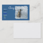 Heulenwolf-Visitenkarte cutomizable Visitenkarte (Vorne/Hinten)