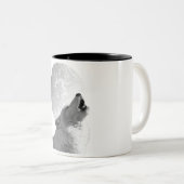 Heulenwolf Zweifarbige Tasse (VorderseiteRechts)
