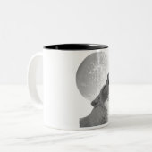 Heulenwolf Zweifarbige Tasse (Vorderseite Links)