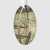 Heurechenrad gealtert ornament (Vorderseite)