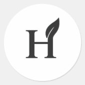 Heuschach Runder Aufkleber (Vorderseite)