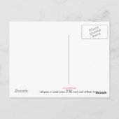 Heuschnupfen Postkarte (Rückseite)