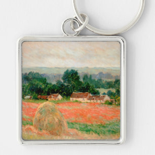 Heuschober bei Giverny, Claude Monet Schlüsselanhänger