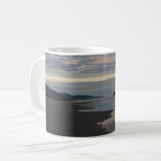 Heuschober-Felsen am Kanonen-Strand Kaffeetasse (Vorderseite Links)