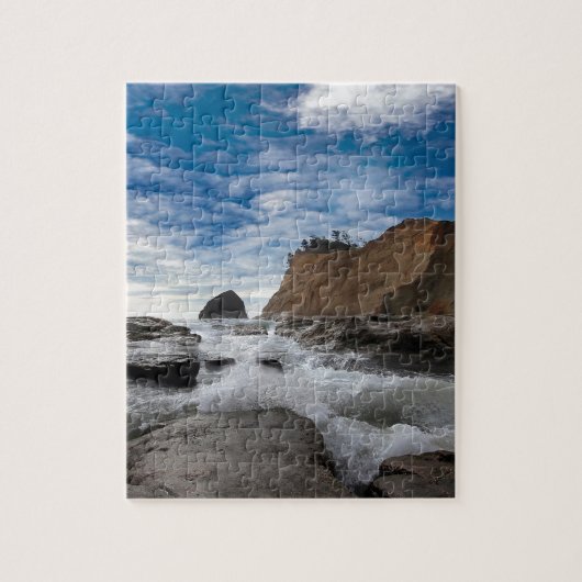Heuschober-Felsen an Kap Kiwanda Oregon Küste USA Puzzle (Vertikal)