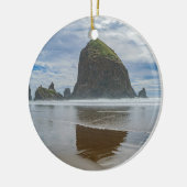 Heuschober-Felsen, Kanonen-Strand, Oregon Keramikornament (Links)