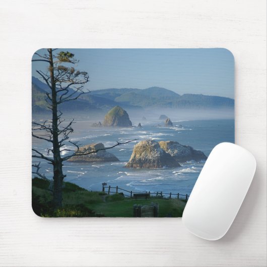 Heuschober-Felsen, Kanonen-Strand, Oregon Mousepad (Mit Mouse)