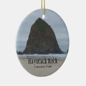 Heuschober-Felsen-Kanonen-Strand-Oregon-Verzierung Keramikornament (Rechts)