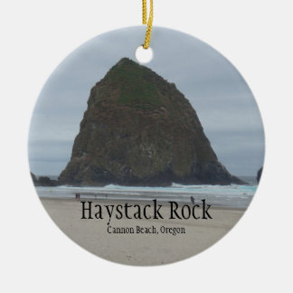 Heuschober-Felsen-Kanonen-Strand-Oregon-Verzierung Keramikornament