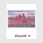 Heuschober Georges Seurat Aufkleber (Blatt)