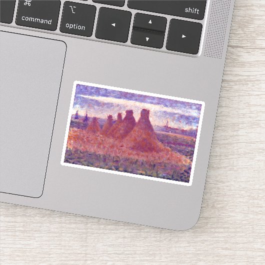 Heuschober Georges Seurat Aufkleber (Detail)