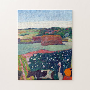 Heuschober in der Bretagne von Paul Gauguin Puzzle