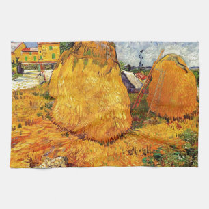 Heuschober in der Provence von Van Gogh. Handtuch