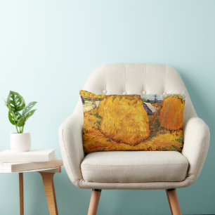 Heuschober in der Provence von Vincent van Gogh Lendenkissen